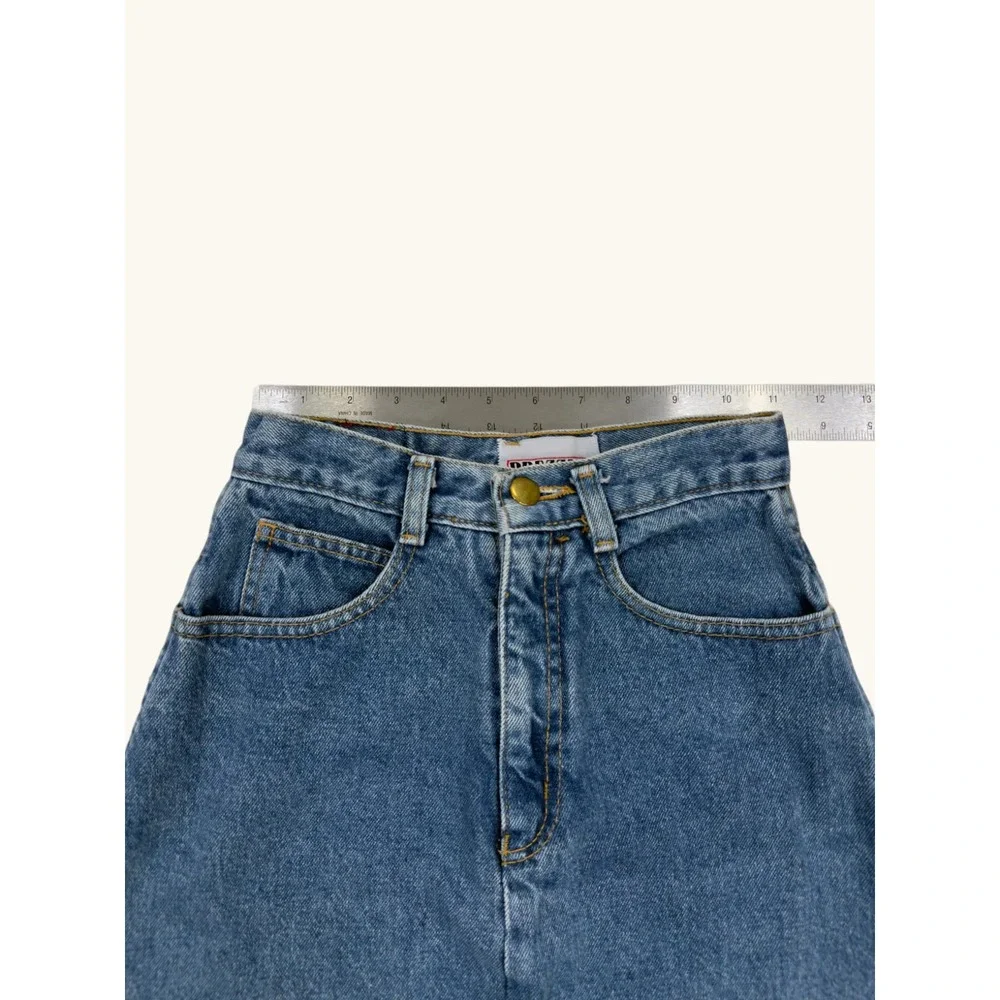 Prezzia Sportwear Internazionale Denim Mini Skirt Medium Wash Vintage Size 7